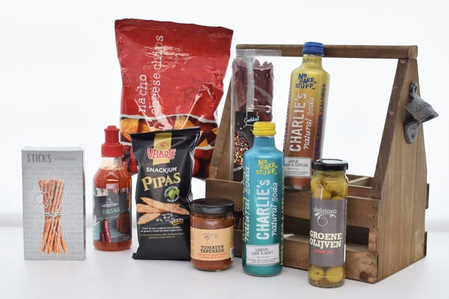kerstpakket tapas tray