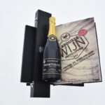 The Best Off - Pakket met champagne, boekenstand en mes